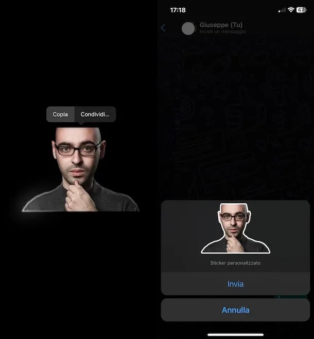 Come creare stickers iPhone Salvatore Aranzulla