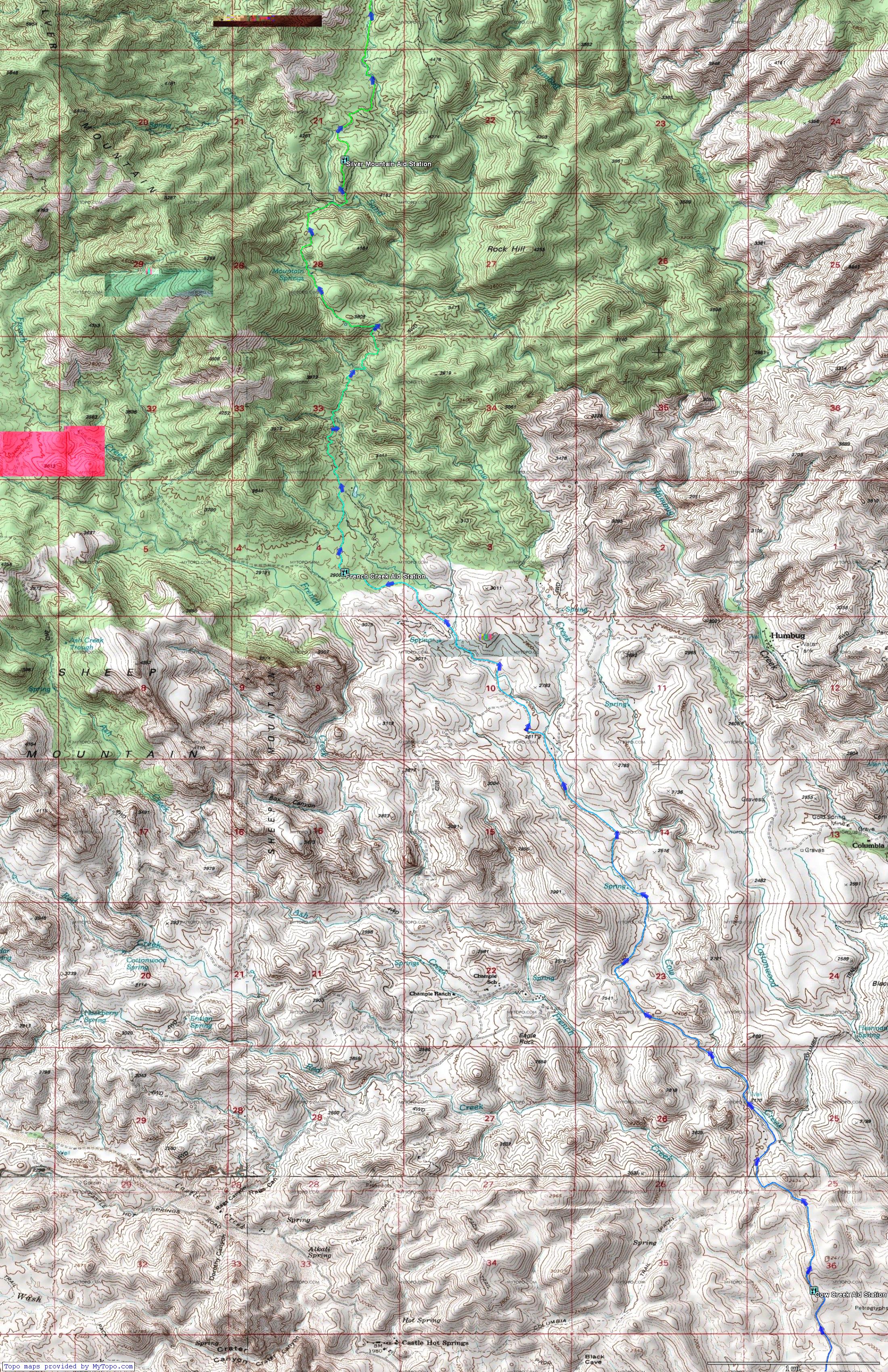 Crown King Az Map Course Crown King Scramble