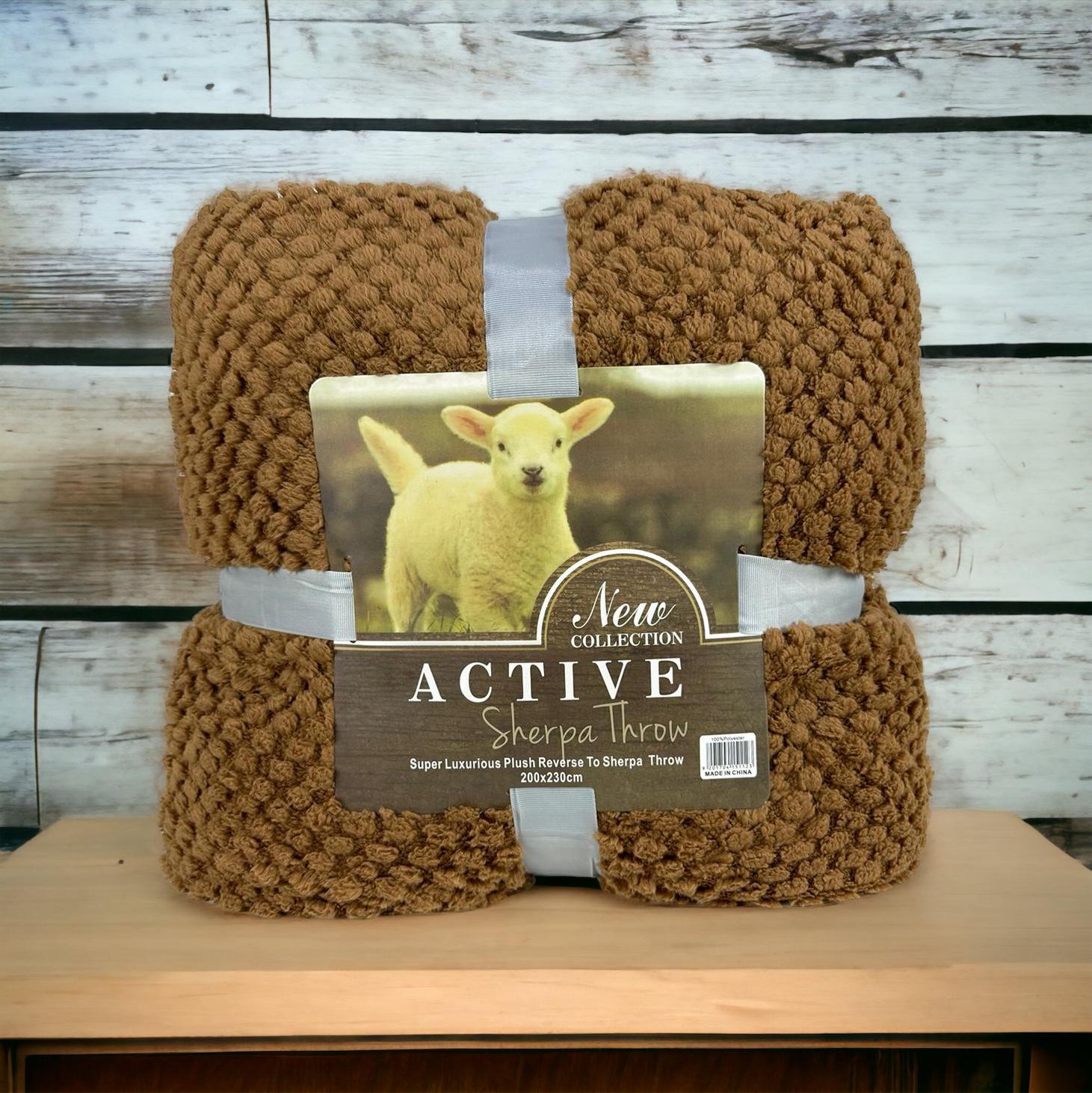 Ultimate Sherpa Throw Blanket New Arbaana