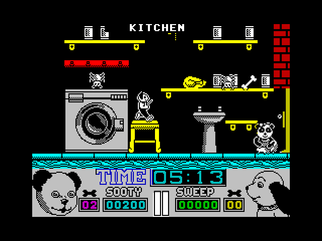 Sooty & Sweep (ZX Spectrum.)