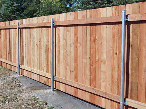 GALVANIZED STEEL POSTS « Arbor Fence Inc | a Diamond Certified Company