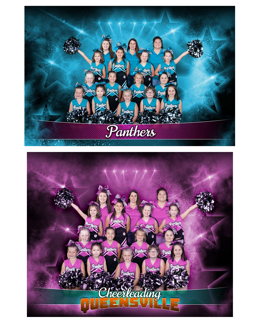 Cheerleading SELECT 34.99 ARC4Studio Templates for Photographers