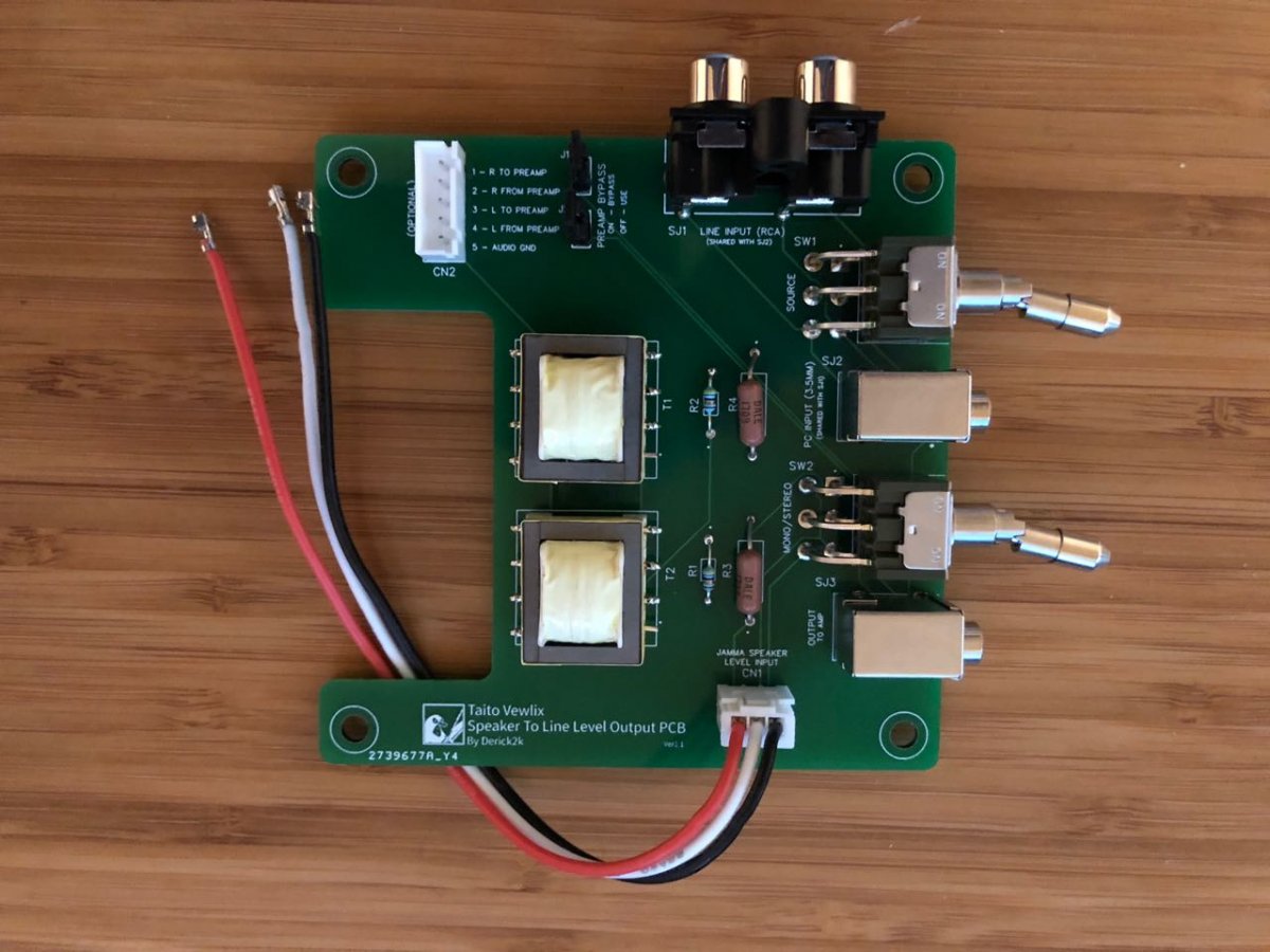 Vewlix audio popping when using JAMMA boards. ArcadeProjects Forums