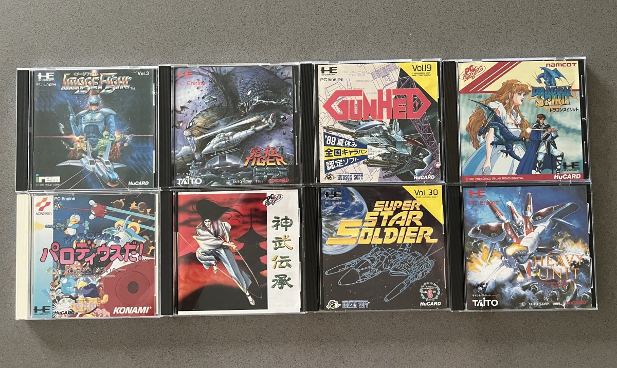 SOLD - PC Engine Games (a few shmups) | Arcade-Projects Forums