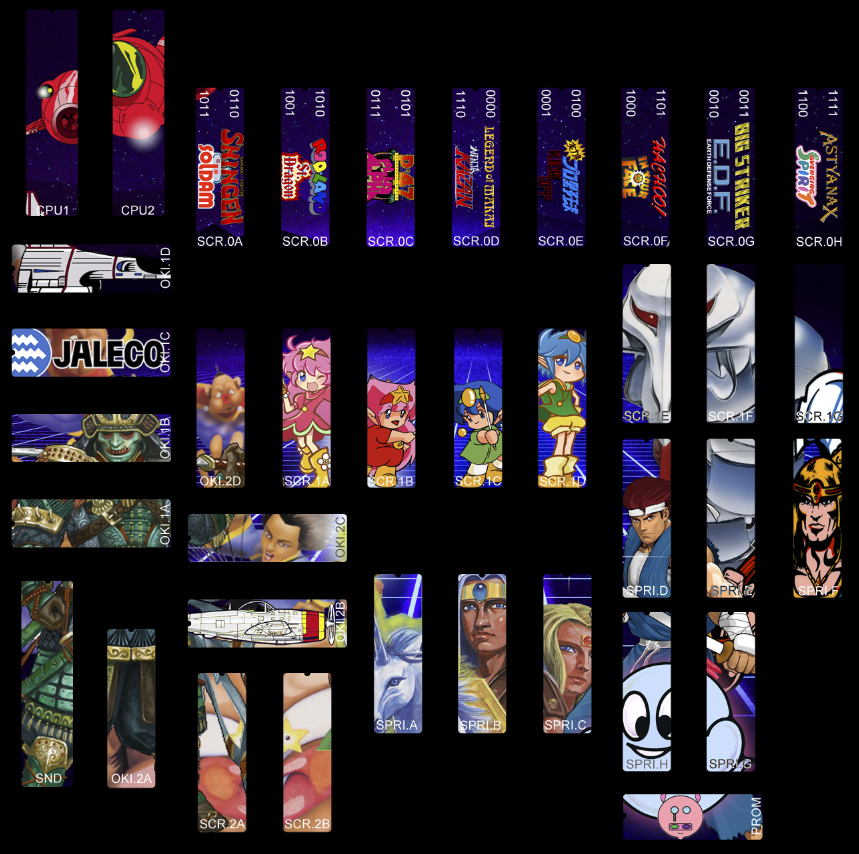 Jaleco MMS1 (Multi Mega System 1 A) ROM Labels ArcadeProjects Forums