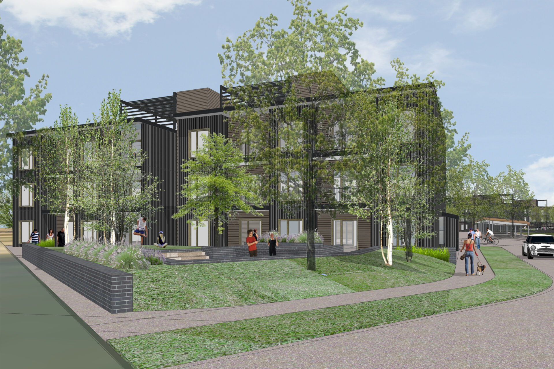 Pena Station Apartments Arcadea Architecture