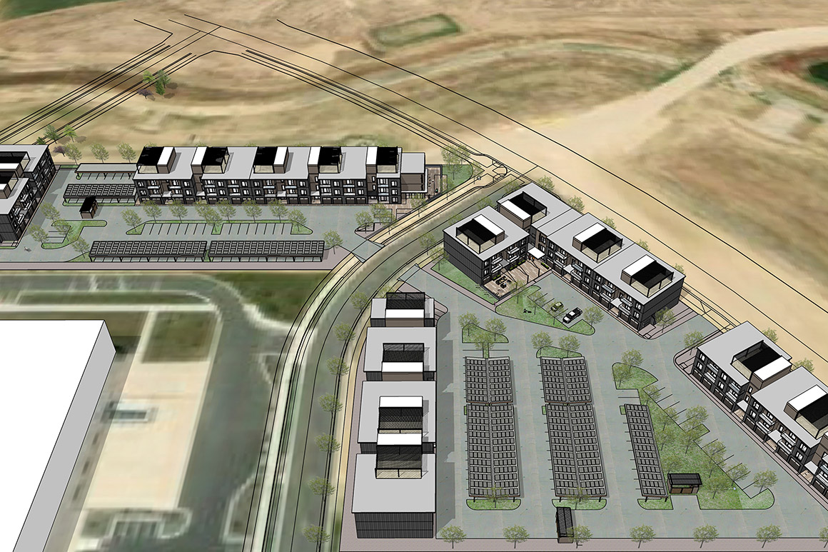 Pena Station Apartments Arcadea Architecture