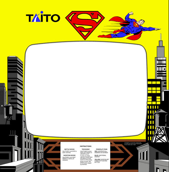 superman Arcade Artwork