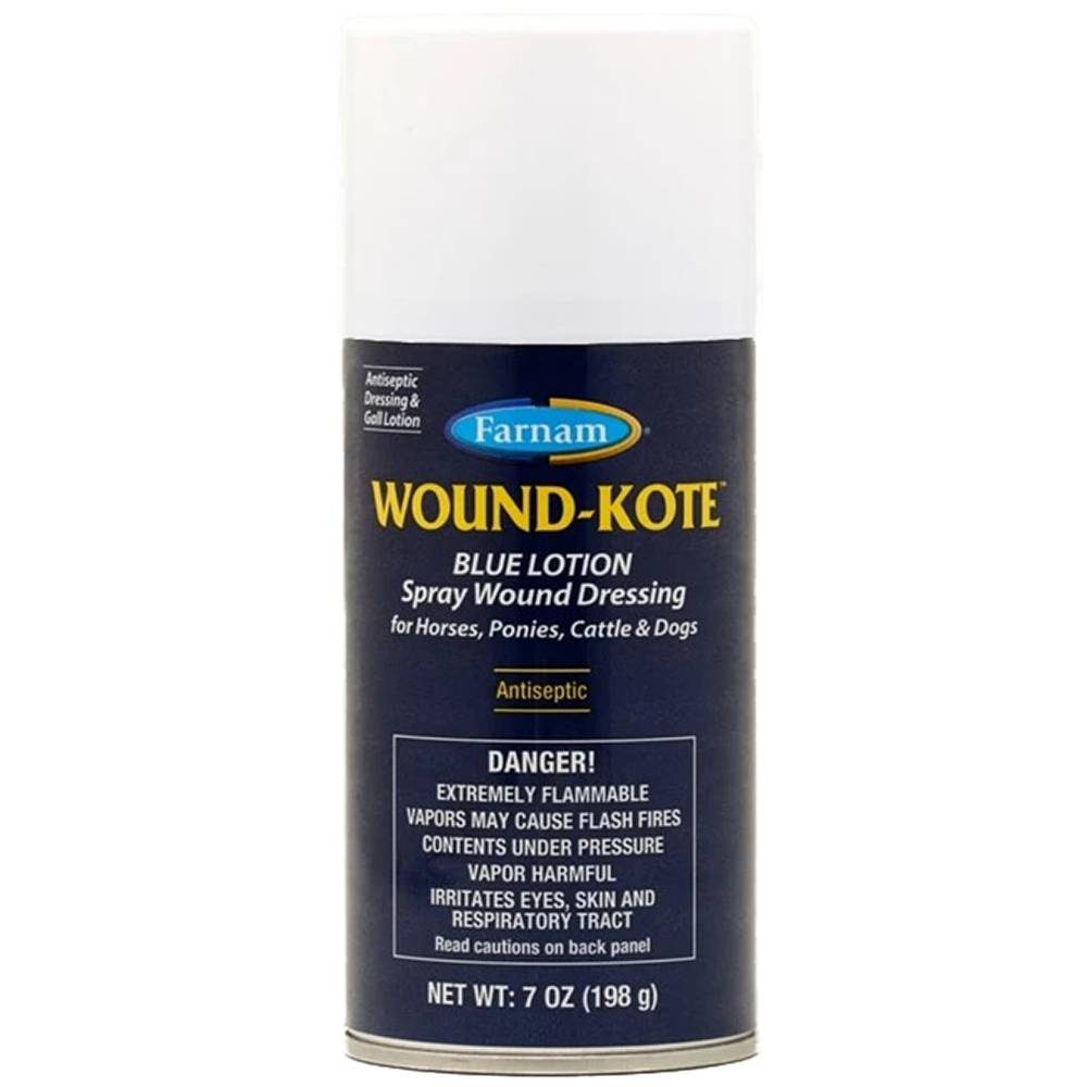 Farnam WoundKote Blue Lotion Spray For Dogs and Horses