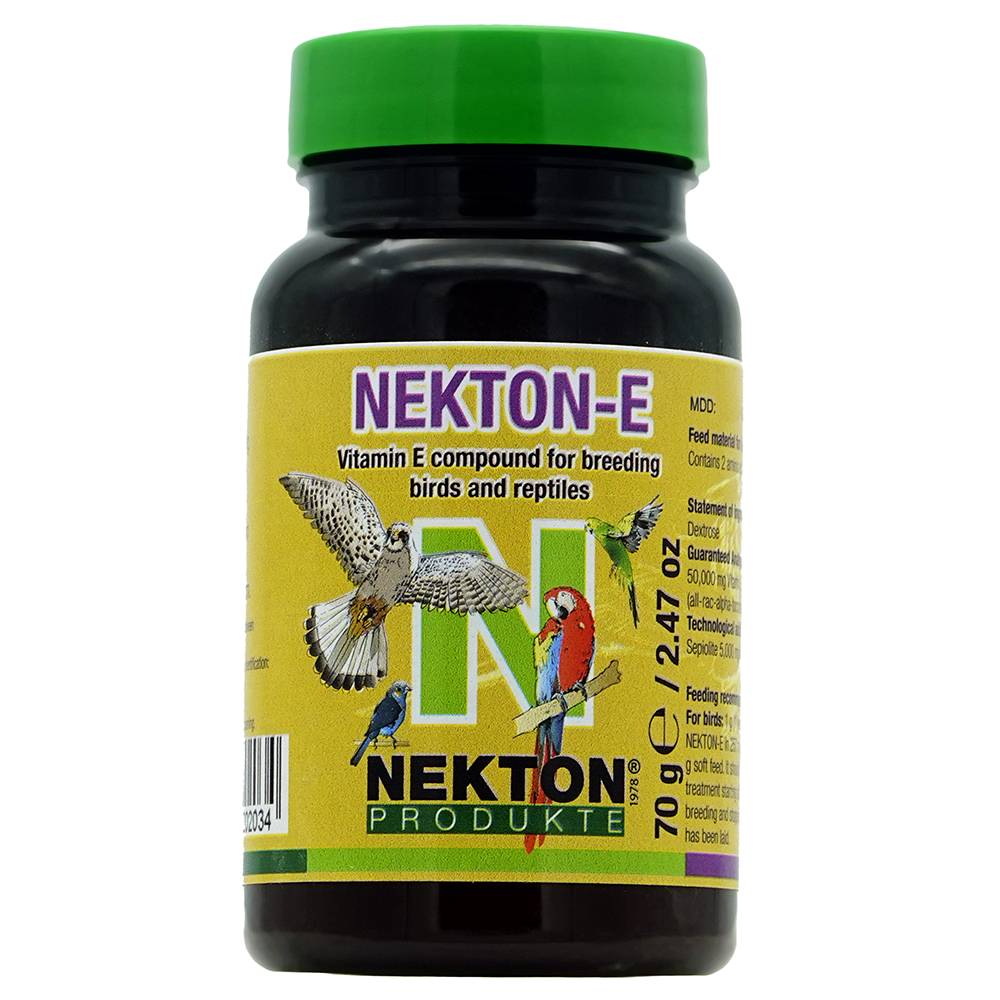 NektonE Vitamin E Supplement for Birds 70g (2.50oz) Bird Vitamins