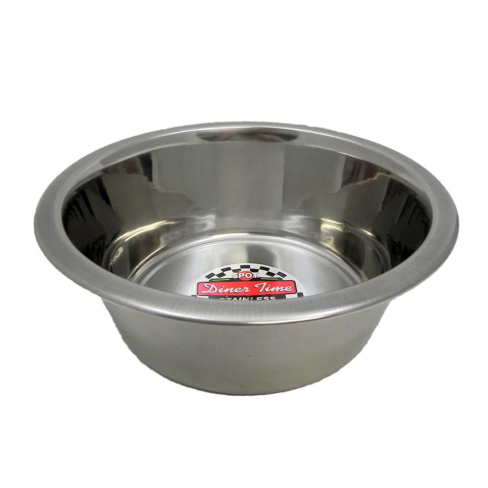 Stainless Steel Dog Food/Water Bowl 2 Qt Dog Bowls and Dishes at