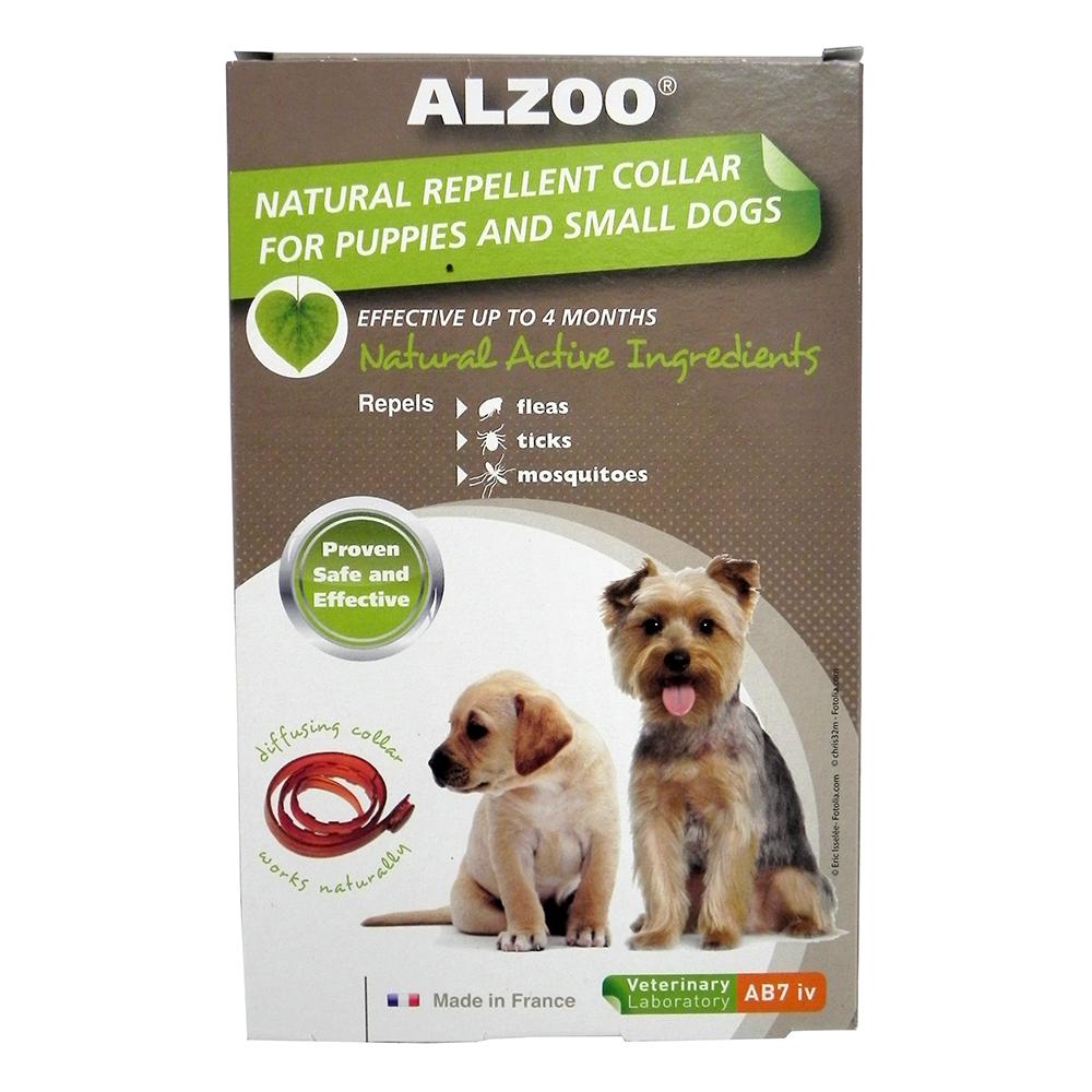 Alzoo Natural Flea and Tick Repellent Dog Collar Small Dog Flea and