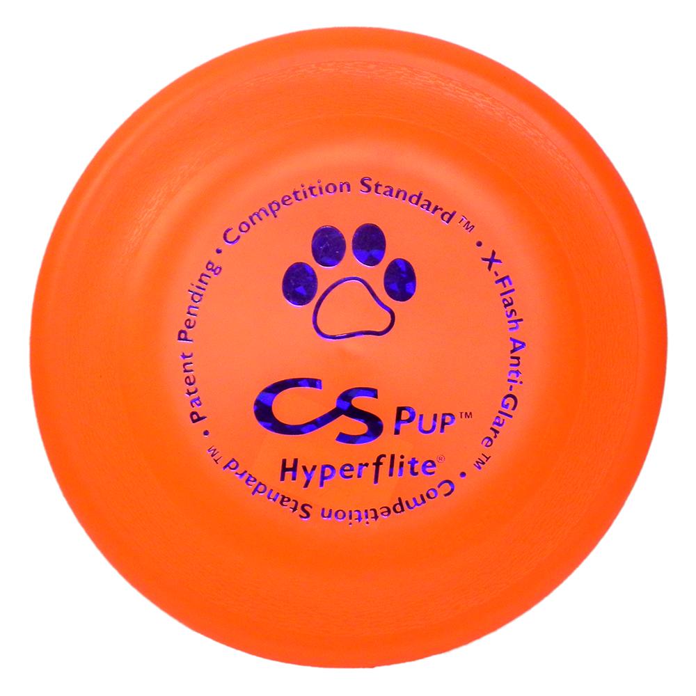 Hyperflite Competition Standard Pup Orange Dog Disc Dog Toys at