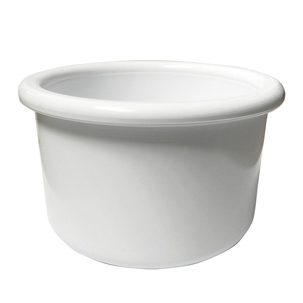 CrockStyle Plastic Bird Dish White 16 oz
