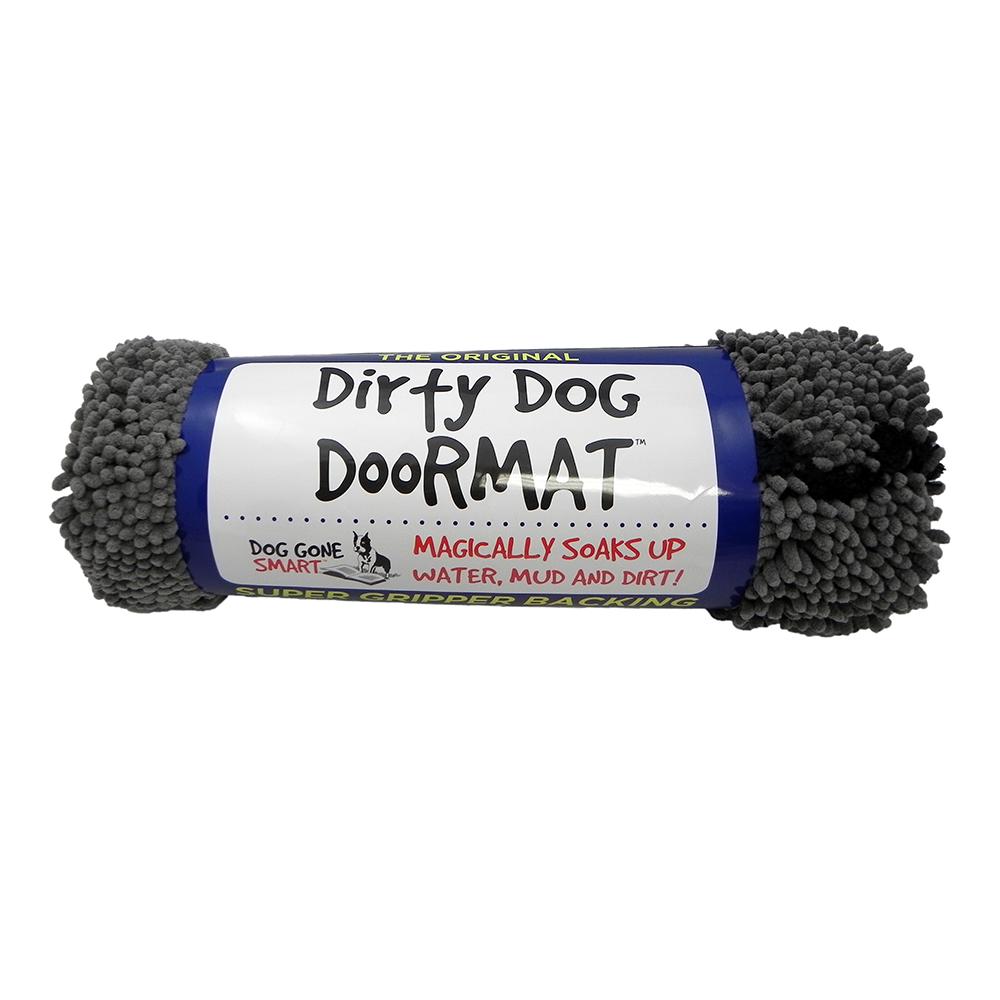 Dog Gone Smart Dirty Dog Doormat Grey Large Dog Miscellaneous at