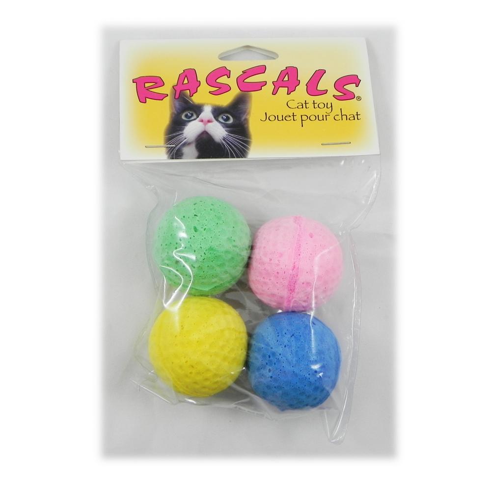 Sponge Ball Cat Toy 4 pack Cat Toys and Treats at Arcata Pet Supplies