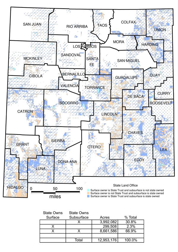 New Mexico Land Ownership Map Agnese Latashia
