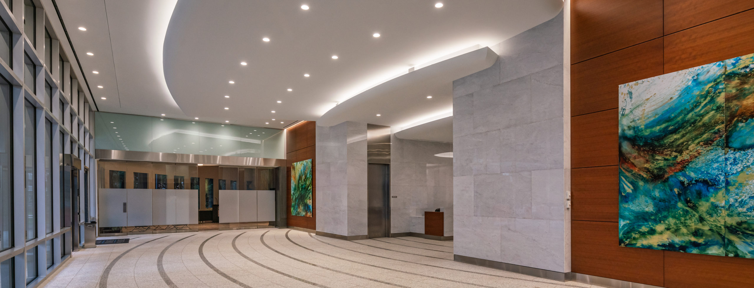 1360 Post Oak Lobby Renovation ArchCon Corporation