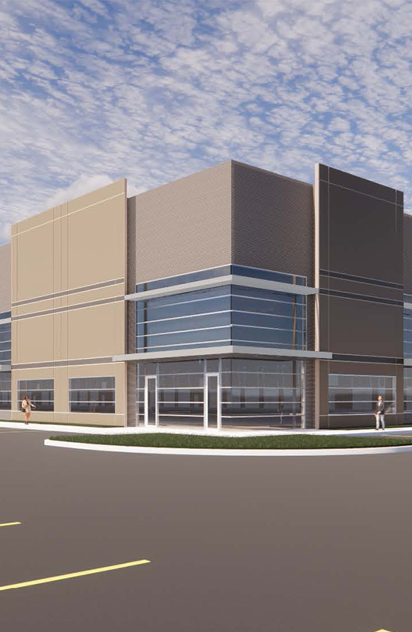 Fourbuilding industrial development underway northeast of New