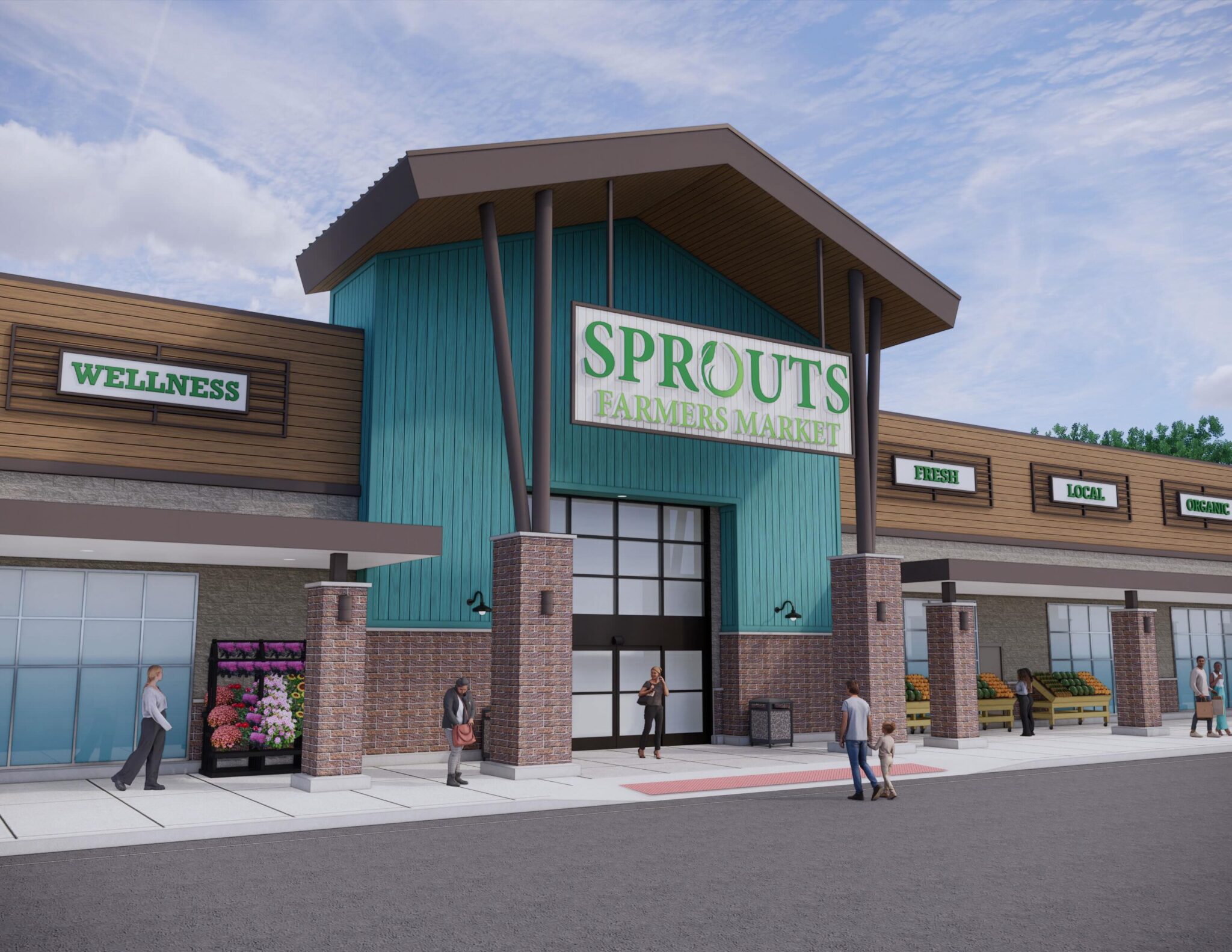 Retail development breaking ground with Sprouts Farmers Market as