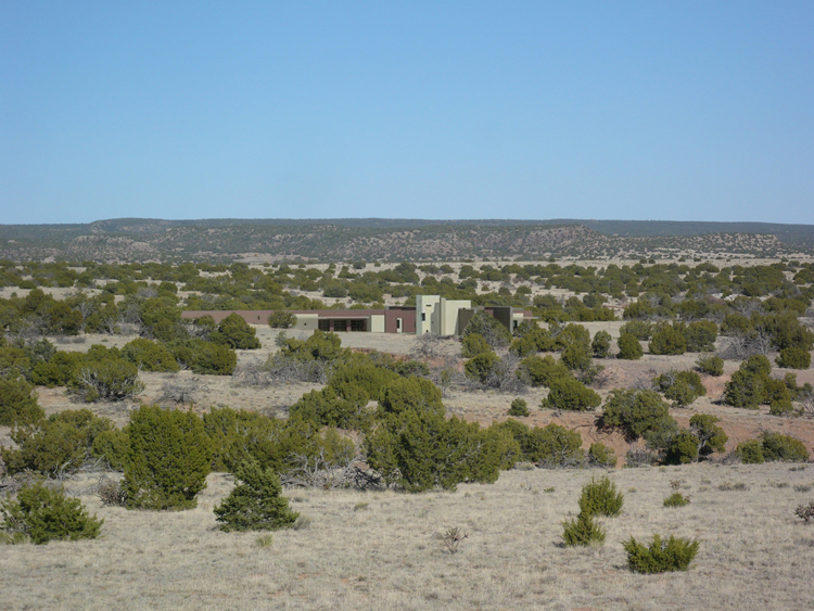 Hertz view from Thornton Ranch Rd Santa Fe New Mexico Architect Firm