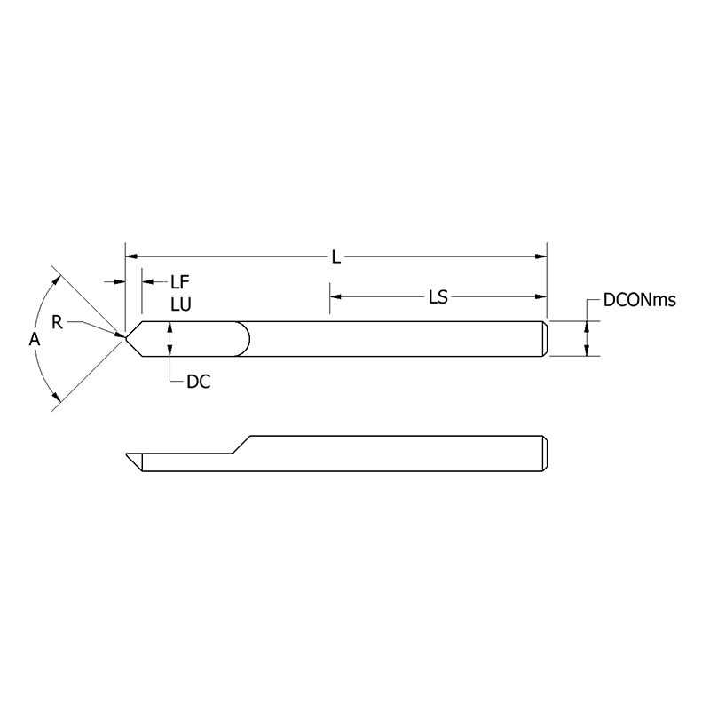 706C130R1125 1/8x30x1.5x.0025R ECTR w/TIALN ARCH Cutting Tools