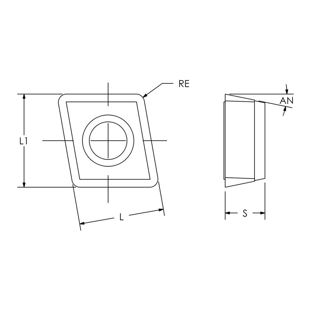 PD1 094508 HP600 | PATRIOT DRILL INSERT - ARCH Cutting Tools