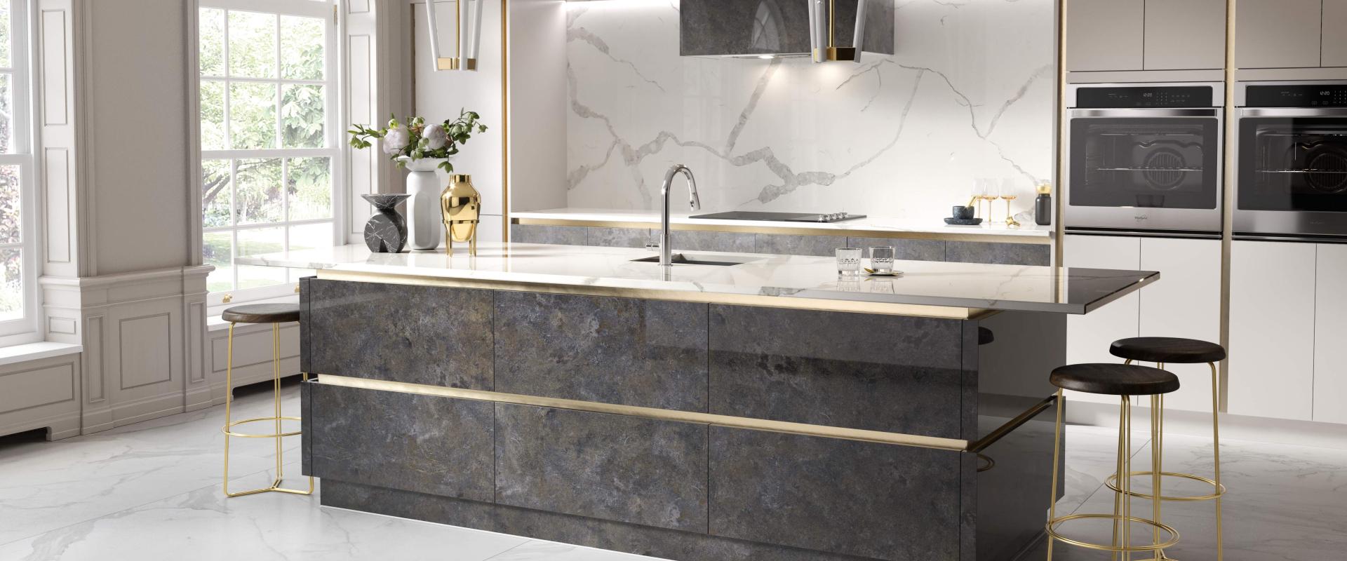 Milano Elements Kitchen IN METALLIC NIGHT Archi Interio