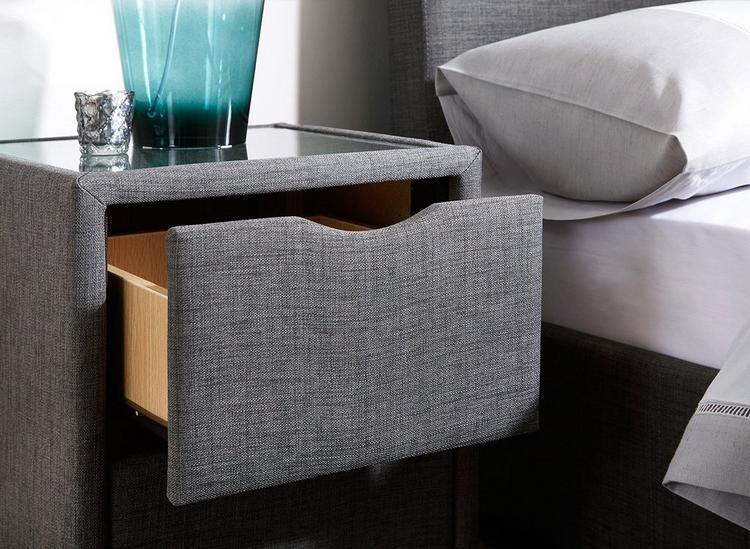 Lucia / Wilson Upholstered Bedside Table Archi Interio