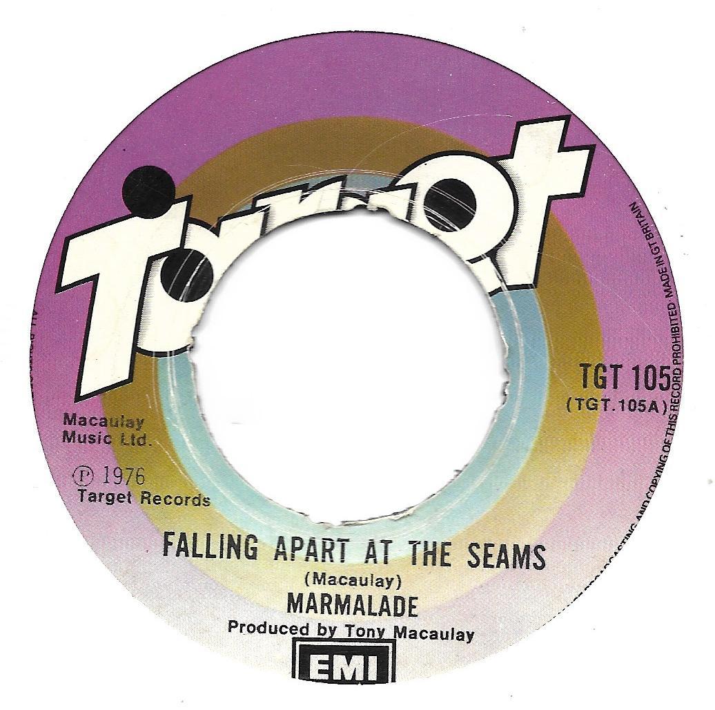 SP 45 RPM (7") The Marmalade " Falling apart at the seams " Angleterre