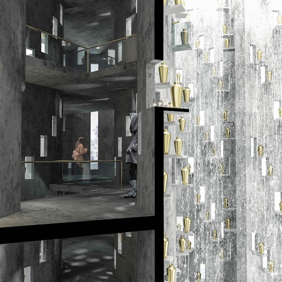 Malmö vertical cemetery ArchiPanic