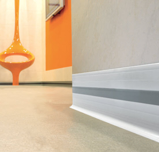 wall protection, corner protection, synthetic resin skirting