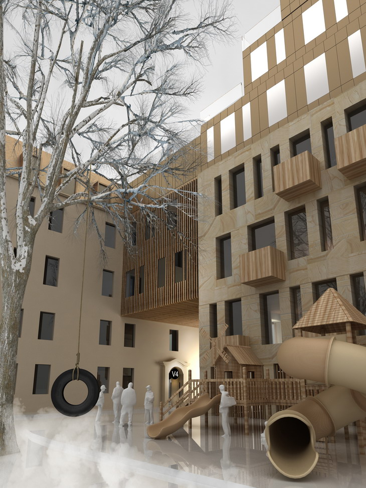 New Apartment Building in UNESCO World Heritage Site in Riga by United