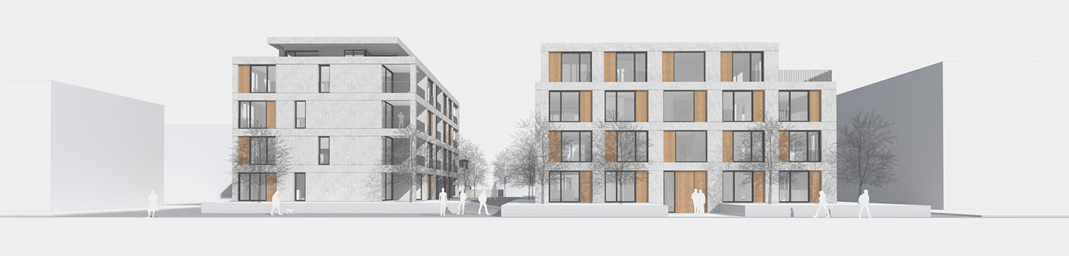 Neue Stadtmitte Rheinstetten Baufeld B 2.3 architectoo