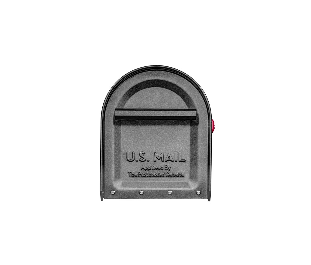 Sequoia Post Mount Mailbox Pewter Architectural Mailboxes