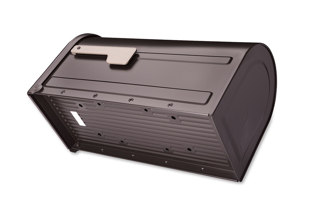 Mapleton Post Mount Mailbox Rubbed Bronze Architectural Mailboxes