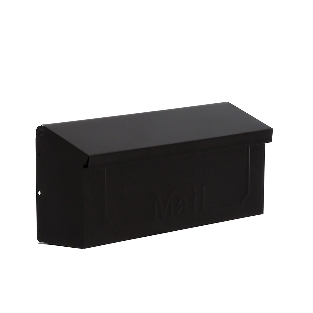 Townhouse Wall Mount Mailbox Black Architectural Mailboxes