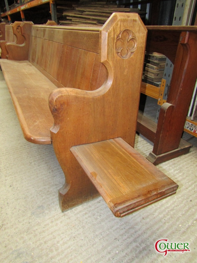 Oak 1920s Church Pews