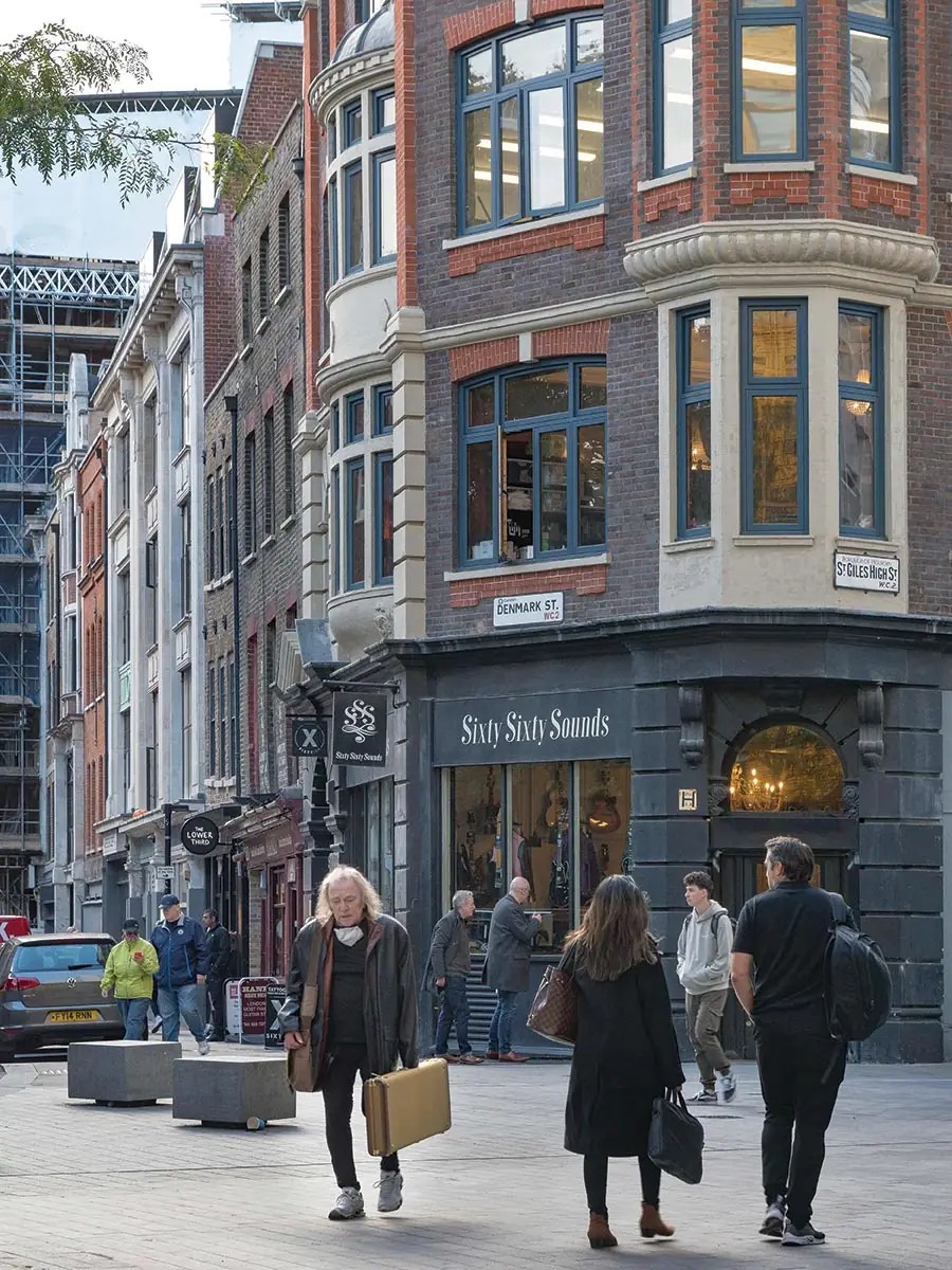 On London’s Rebuilt Denmark Street, the Band Plays On Architectural