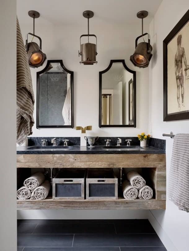 30 Inspiring Industrial Bathroom Ideas