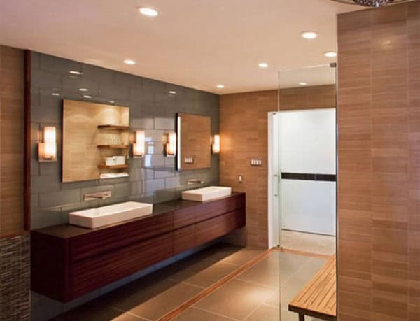 18 Exquisite Contemporary Wooden Bathroom Design Ideas