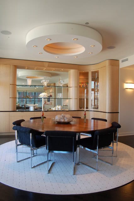 17 Classy Round Dining Table Design Ideas (426 x 640 Pixel)