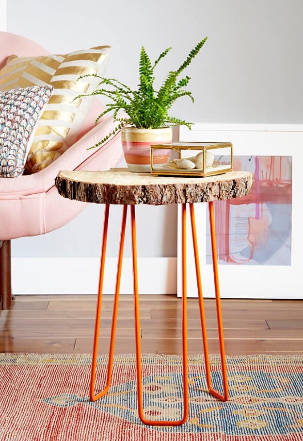 15 Clever DIY End Table Ideas That Anyone Can Craft
