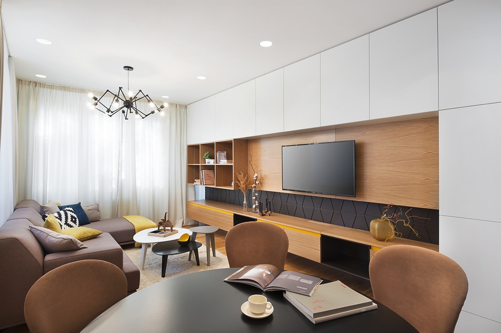 Small apartment design Modern elegance by Fimera Architecture Beast