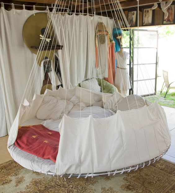 20 Insanely Unique Hanging Bed Ideas For A Splendid Day