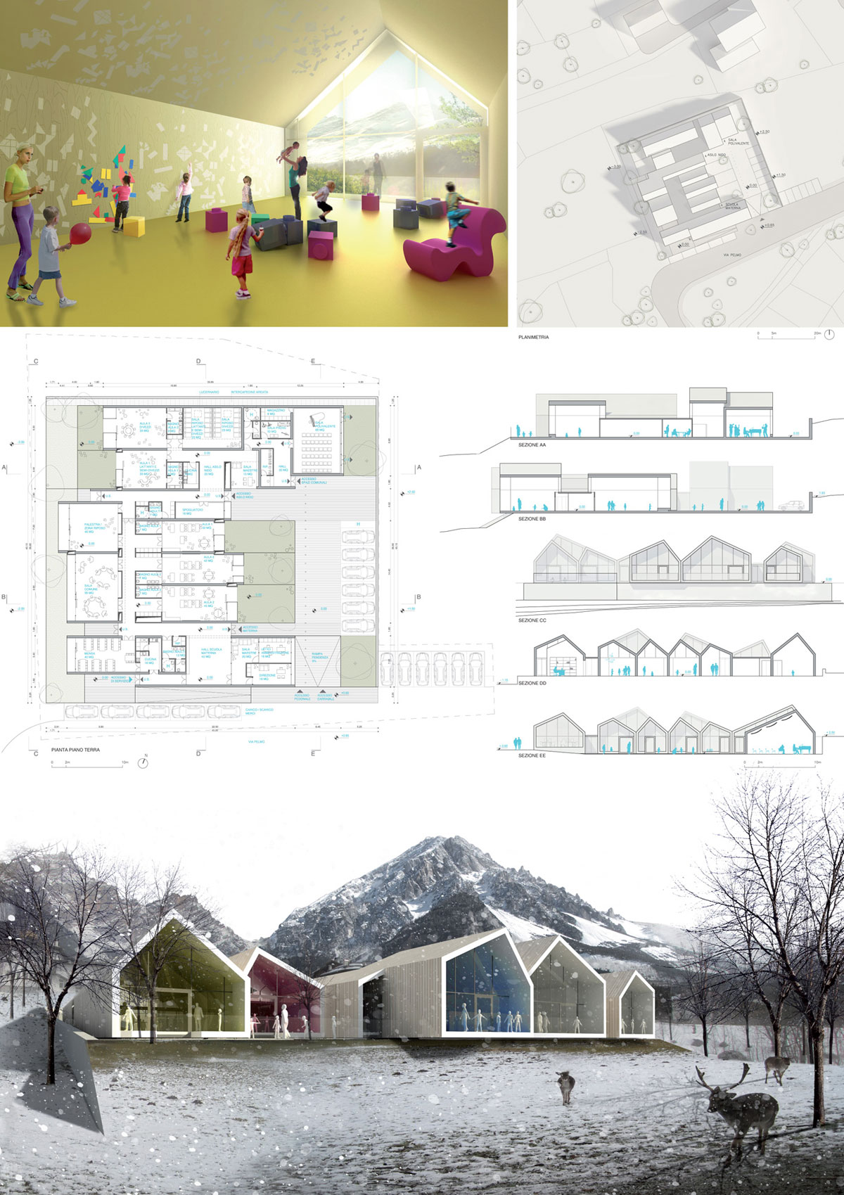 New Kindergarten And Nursery School San Vito Di Cadore