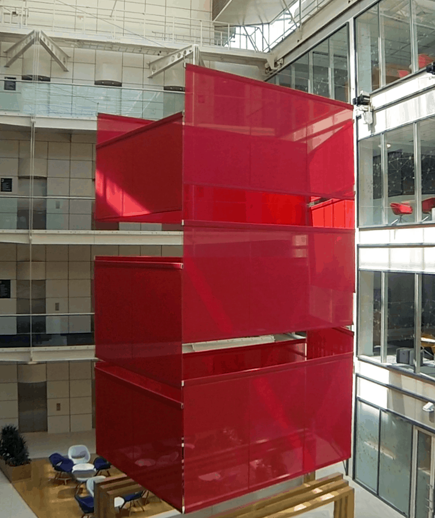 Fabric art installation Architen Landrell