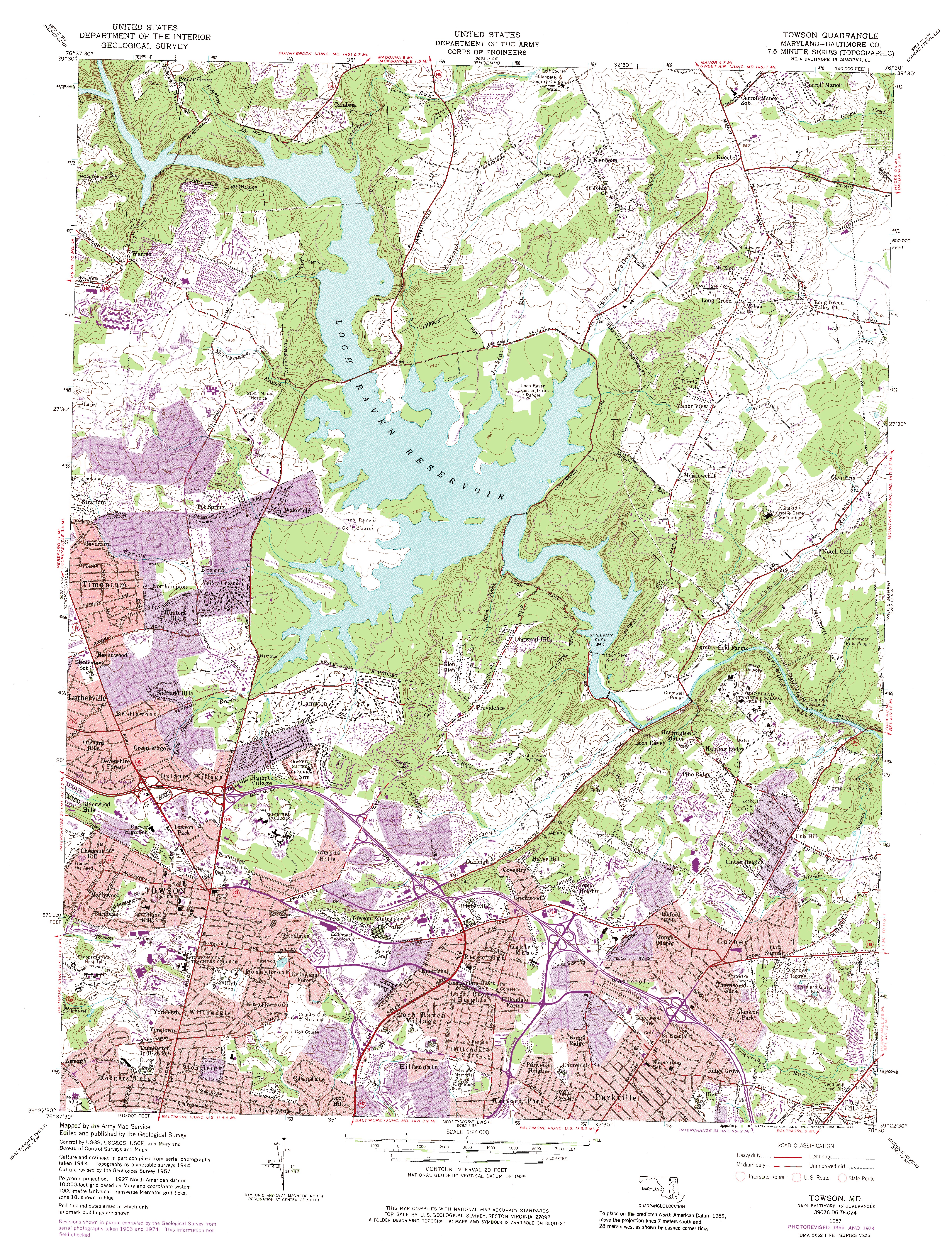 Directions To Towson Maryland Towson, MD Topographic Map TopoQuest