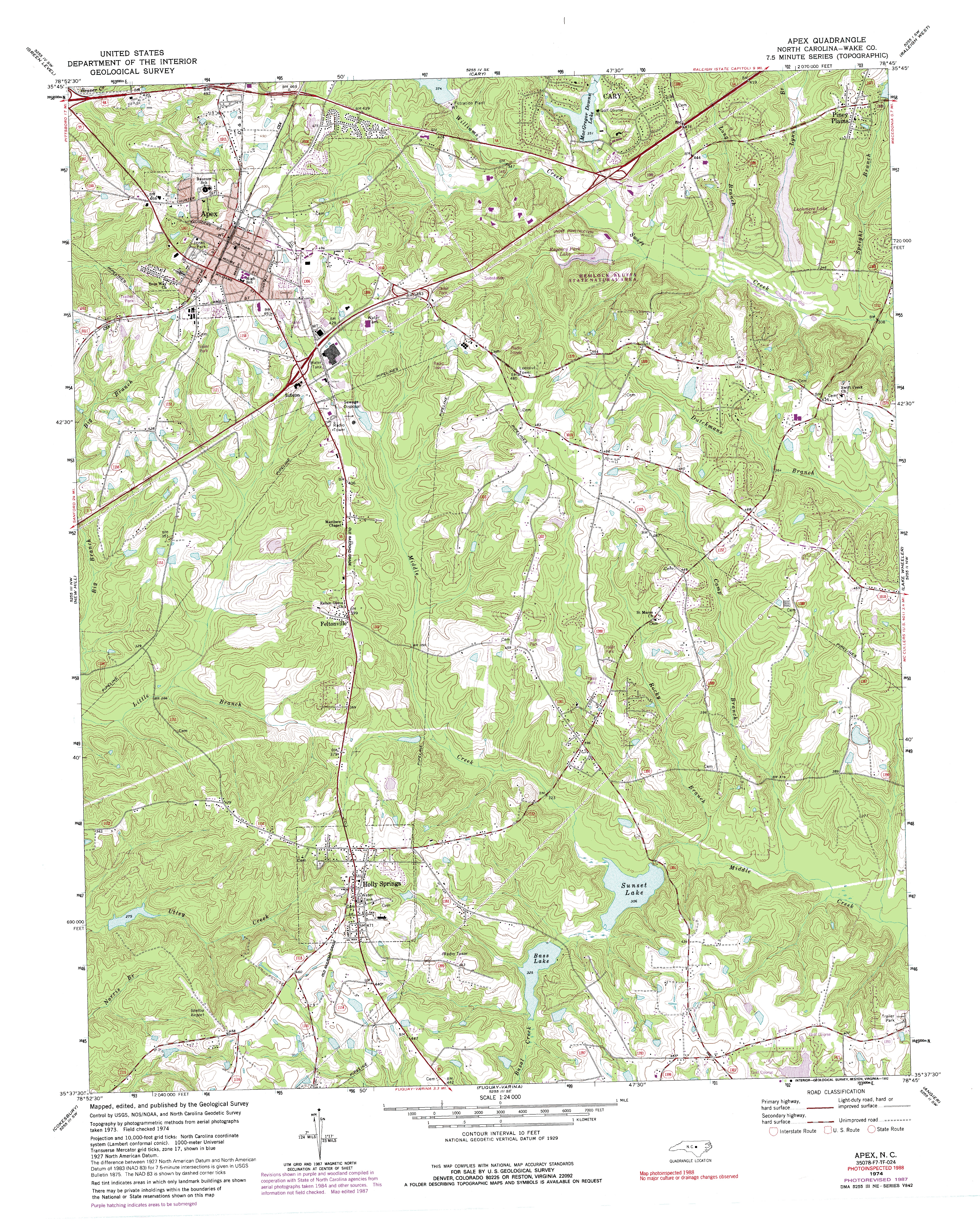Apex Nc Topographic Map Apex, NC Topographic Map TopoQuest