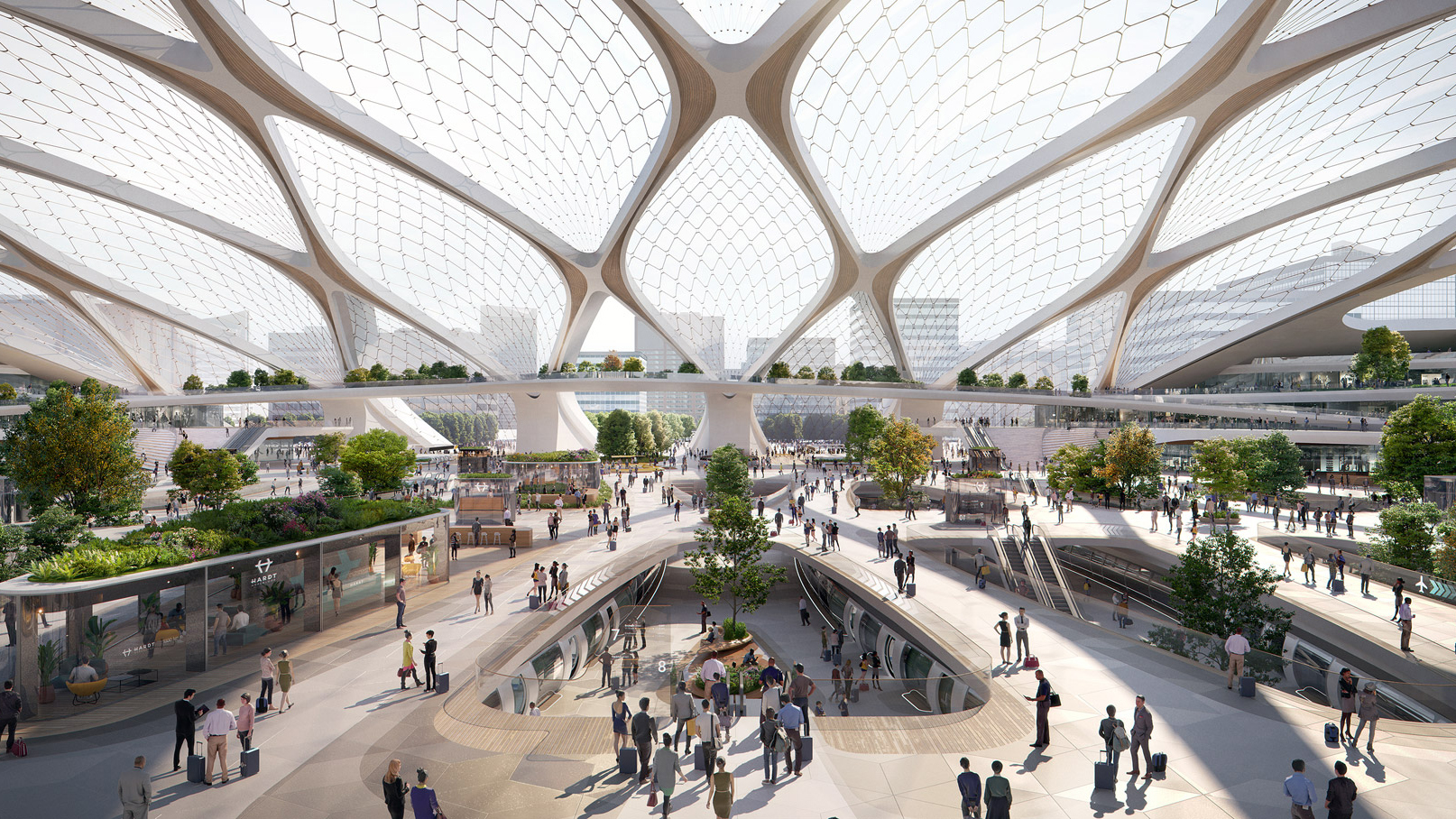UNStudio unveils flexible hyperloop hub designs for Europe